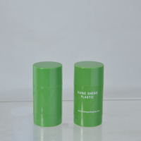 30g 50g 75ml 15ml Conteneur de bâton de déodorant blanc vide AS PP Round Twist up Stick Bouteille de baume à lèvres Tube de bâton de déodorant