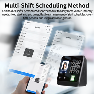 JINGXIN WLAN Wiegand Zutrittskontrolle Anwesenheitsmaschine Besucher QR-<span class=keywords><strong>Code</strong></span> zur Eingangserfassung - Product Image 6
