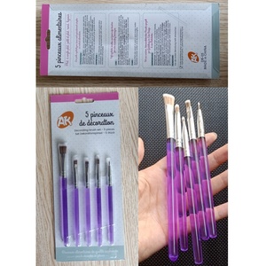 <span class=keywords><strong>Set</strong></span> <span class=keywords><strong>di</strong></span> 5 Pennelli per Biscotti allo Zucchero AK, Strumenti per Decorazione Torte, <span class=keywords><strong>Set</strong></span> <span class=keywords><strong>di</strong></span> Pennelli per <span class=keywords><strong>Pasticceria</strong></span> DB-05 - Product Image 6