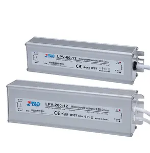 IP67 điện áp không đổi dẫn lái xe 200W 12V 24V 48V LPV-200W không thấm nước chuyển đổi nguồn cung cấp điện cho LED ánh sáng
