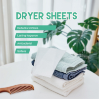 Feuilles assouplissantes pour sèche-linge KELEE, parfum personnalisé, à base de plantes, biodégradables, adoucissant naturel pour le linge