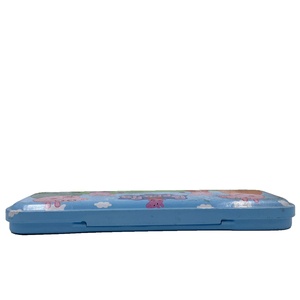 Boîte à crayons en métal personnalisée, boîte d'emballage rectangulaire carrée en métal, boîte en étain avec couvercle - Product Image 3