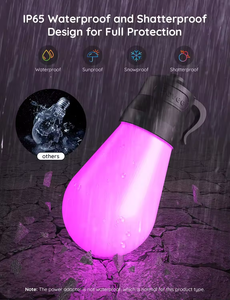 Thương mại ngoài trời RGB + IC + W thông minh chuỗi đèn Led IP65 đánh giá vườn trang trí đám cưới giáng sinh hiển thị ứng dụng đèn điều khiển - Product Image 3