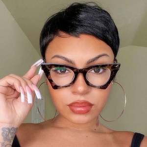 Gafas de Sol Transparentes con Marco Pequeño Retro de Moda 2022 para Mujer, Gafas Ópticas con Protección Anti Luz Azul - Product Image 1