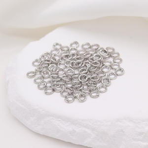 Fábrica Atacado 14K Banhado A Ouro Duplo Buraco Porco Nariz Anel Conexão End Anel DIY Bead Pulseira Colar Acessórios - Product Image 6