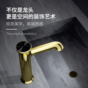 Brass Basin Faucet Single Handle Ceramic Valve Core <b>Deck</b> Mounted For Bathroom Sink - Product Image 4