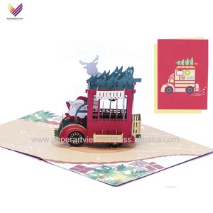 Thiệp giấy thủ công Việt Nam, kiểu bật lên, dùng trang trí ngày lễ, quà tặng, chất lượng cao, giá rẻ. - Product Image 6