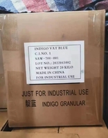 Colorant bleu indigo en cuve naturelle 94% poudre granulaire indigo pour la teinture des jeans