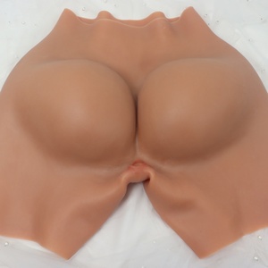 Mutandine in silicone artificiale con vagina finta e spessore glutei di 1,2 cm per transgender e drag queen, intimo con seno finto e vagina finta - Product Image 4