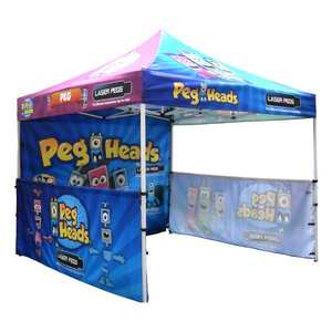 Tente Pop-Up Portable Personnalisée, Imperméable, Coupe-Vent, Ignifuge, avec Structure Hexagonale en Aluminium, pour Événements, au Design Gratuit - Product Image 4