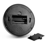 Cámara de Seguridad Ficticia SMARSECUR 01cctv con Luz LED Roja Intermitente, para Exteriores, Advertencia de Seguridad para el Hogar, Color Negro