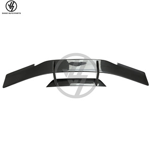 Parachoques Trasero de Fibra de Carbono Seca Estilo Novit, Acabado Brillante, Tejido Twill, Accesorio para Lambo Huracán EVO 2019-2021, Piezas de Carrocería - Product Image 6