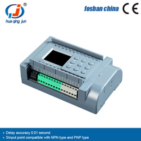 Huaqingjun 8-in 8-out Salida de transistor PLC AO 0-20mA RS485 WIFI Aplicación de teléfono Modbus RTU PLC para automatización IoT