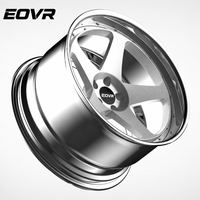 Rines EVOR Forjados Personalizados de 2 Piezas, Cóncavos Profundos, de Aleación, para Chevrolet C8, Mercedes G63, 5x120, 5x127, 5x114.3, Color Negro Mate