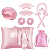 Set de Rizador de Pelo LED sin Calor para Peinado con Antifaz y Gorro para Dormir, Envío Directo Disponible