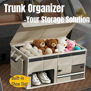 Caja de Almacenamiento para Auto, para Maletero y Uso en el Vehículo, con Compartimento para Zapatos, Material de Tela Oxford, Hecho en China - Product Image 2