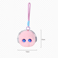 Jouet en peluche intelligent AI, compagnon interactif parlant, animal en peluche avec yeux LED, sensible au toucher, personnalisable