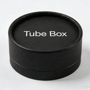 Tubos de Cartón Kraft Negro de Alta Calidad, Cilindros Biodegradables Redondos con Logotipo Personalizado Impreso, Cajas de Regalo de Embalaje de Cartón - Product Image 6