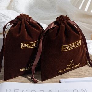 ถุงผ้ากำมะหยี่แบบใช้ซ้ำได้ถุงใส่ถุงเก็บฝุ่นขนาดเล็กถุงใส่ถุงเท้าพร้อมโลโก้ออกแบบเองสำหรับเครื่องประดับหรือเทียน - Product Image 2