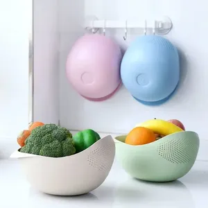 Ustensiles de cuisine en plastique de qualité alimentaire vert-rose pour barbecue, accessoires ménagers pour séchoir à riz, haricots et pois - Product Image 4