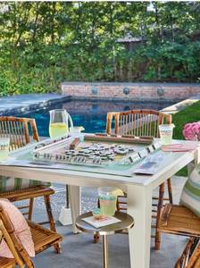 ชุดไพ่นกกระจอกหรูหราใหม่แบบขายส่ง 4 ชั้น ป้องกันการซีดจาง ลายไม้ตกแต่ง - Product Image 6