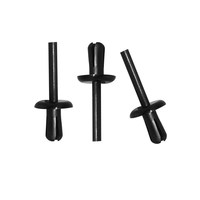 Rivets à pression en nylon, attaches en plastique pour l'installation automobile, rivets aveugles en plastique PC, attaches en nylon pour la fixation des panneaux de tableau de bord