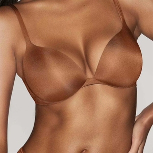 Soutiens-gorge sans couture 70B-85B pour femmes, sous-vêtements à armatures, bralette rembourrée en soie glacée, sans fil, confortable, grande taille, brassière 0407 - Product Image 2