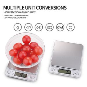 เครื่องชั่งอาหารแบบพกพา จอ LCD สแตนเลสอเนกประสงค์ ชั่งน้ำหนักได้อย่างแม่นยำ - Product Image 3