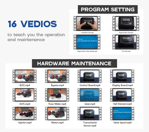 소스 팩토리 카나튜어 06 전자동 연수기 다운 플로우 재질 실외 가정용 계량 제어 밸브 - Product Image 6