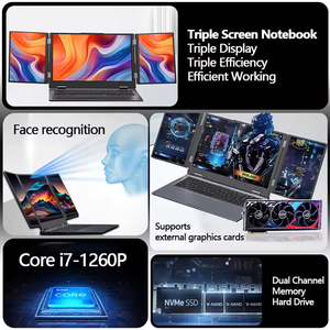 SZBOX portatile con Display triplo Intel I7 1260P da 16 pollici + 2*10.5 pollici schermo Windows 11 Pro WIFI6 RJ45 - Product Image 4