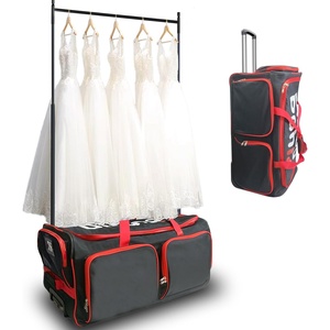 Free sample <b>Wheeled</b> Duffel <b>Bag</b> Luggage with Garment Rack <b>Bag</b>, Customizable Hotsale Factory Luxury Rolling <b>Travel</b> Dance <b>Bag</b> - Product Image 1