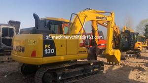 Excavatrice sur chenilles d'occasion Komatsu PC130 PC130-7 / Moteur japonais d'occasion PC 130 130-7 - Product Image 5