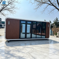 Maison modulaire moderne Apple Cabin avec panneaux sandwich, design intelligent, installation rapide, utilisation polyvalente pour la maison, le bureau et l'hôtel