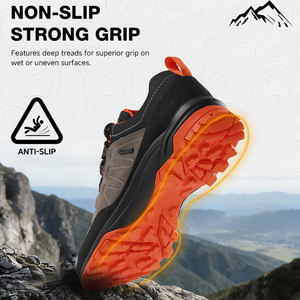 Nouveauté Chaussures <span class=keywords><strong>de</strong></span> <span class=keywords><strong>randonnée</strong></span> unisexes imperméables toutes saisons durables résistantes à l'usure à tige basse en daim et en maille - Product Image 3