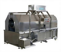 Gember Kurkuma Fruit Groente Wasmachine Volautomatische waterbesparende motor met hoge capaciteit 3000W Reinigings- en schilmachine