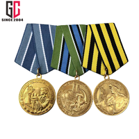 Médailles et insignes commémoratifs en métal personnalisés d'usine depuis 15 ans : Médaille du chemin de fer Baïkal-Amour
