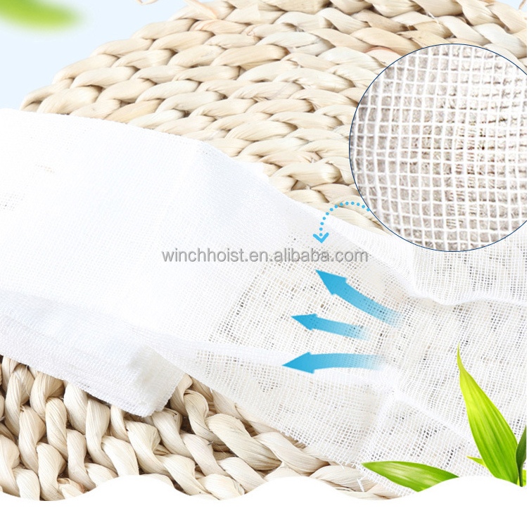 MS09 5*7-8 layers self-adhesive dressing degreased medical gauze wound dressing breathable dental gauze
