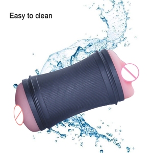 Masturbateur Masculin Réaliste Effet <span class=keywords><strong>Bouche</strong></span> et Vagin, Godet de Masturbation Profonde pour Hommes - Product Image 4