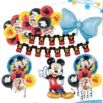 Micky Mouse Thema Favoriete Ballonpakken Decoratie Latex Ronde Globos Latex Single Aangepast Voor Verjaardag Unisex