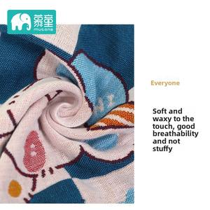 <span class=keywords><strong>Serviette</strong></span> carrée en gaze de coton pur <span class=keywords><strong>Serviette</strong></span> de visage de <span class=keywords><strong>maternelle</strong></span> tout coton douce et absorbante pour enfants Motif de dessin animé imprimé - Product Image 3