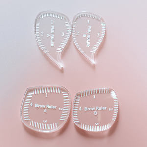 1 Minuten Stabiliseert De Voorhoofdliniaal Van Stalen Acryl Wenkbrauwboog - Product Image 4