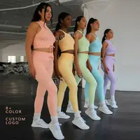 Tuta da reggiseno sportivo di alta qualità abbigliamento da allenamento per donna Sexy pantaloni da Yoga Set Leggings per donna Activewear palestra Fitness & Yoga Wear