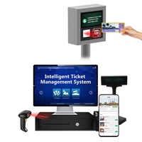 Fournisseur de Solution lecteur de cartes étanche Qr code 1D/2D lecteur de codes-barres 7 pouces écran LCD boîte de scanner de billetterie pour parc aquatique
