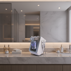 Máquina de Dermoabrasión e Hidrofacial 4 en 1 para Uso Doméstico, Máquina de Oxígeno Hidrojet, Dermoabrasión de Escritorio para el Cuidado <span class=keywords><strong>Facial</strong></span>, Cepillo de <span class=keywords><strong>Limpieza</strong></span> - Product Image 1