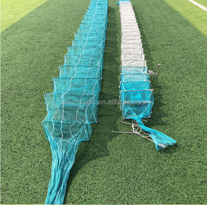 40*60Cm 12M Dây Thép Tráng Nhựa Ống <span class=keywords><strong>Net</strong></span> Lồng Lồng Cá Lồng Tôm Bẫy Dài Train Fishing <span class=keywords><strong>Net</strong></span> Bẫy Cho Cua Tôm Hùm Tôm - Product Image 4