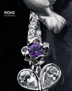 Colgante Conmemorativo de Oro Rosa de 9K/10K con Retrato y Paloma - Joyería de Recuerdo con Certificación IGI/GIA - Product Image 2