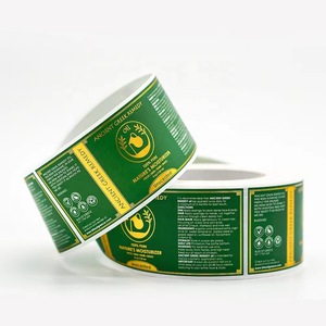 Custom PVC Coated Paper Glossy Film Matte Film Adhesive Sticker