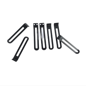 Зажимы для ручек из черной нержавеющей стали с тиснением, аксессуары для организации дома и использования в кармане - Product Image 1