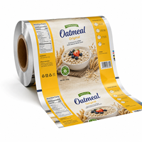 Film en rouleau souple en PET de qualité alimentaire pour emballage, design uni personnalisable pour snacks, gâteaux, chips et biscuits