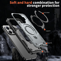 Funda con Anillo OMEVE para Xiaomi 17T Pro, 17T, 15T, 17 Pro Max, Resistente y Robusta, con Parachoques Magnético para Xiaomi 14T Pro, 14T